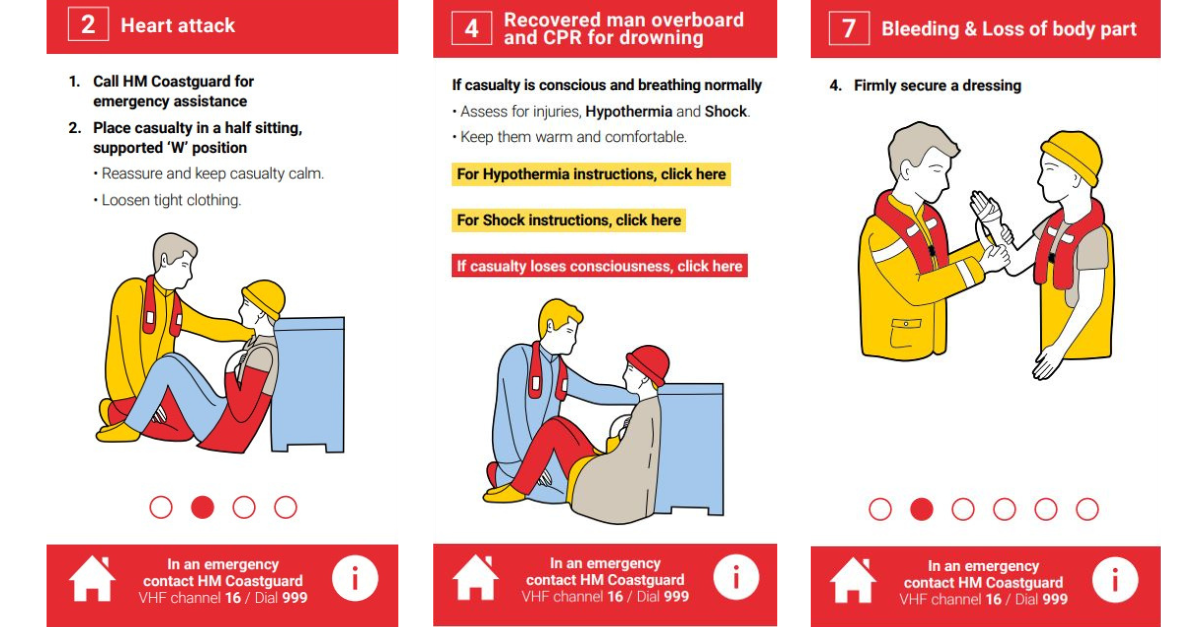 Pages from English version of Digital First Aid Guide