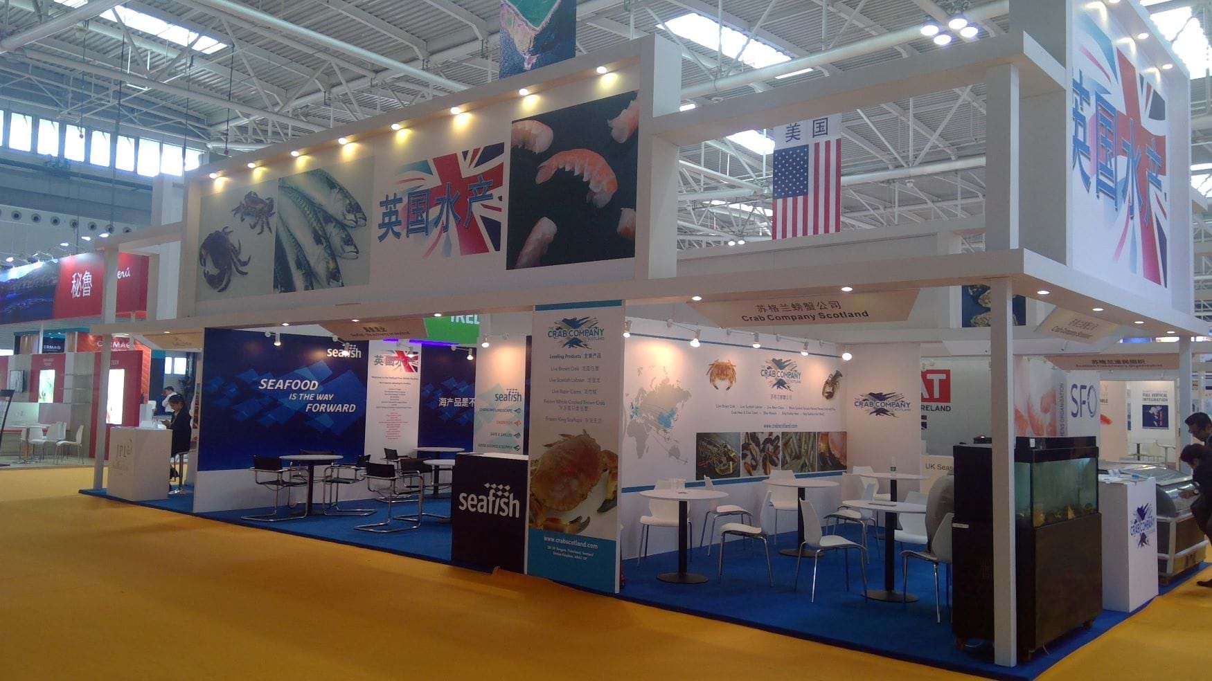 The Seafish stall at a previous China Fisheries & Seafood Expo.