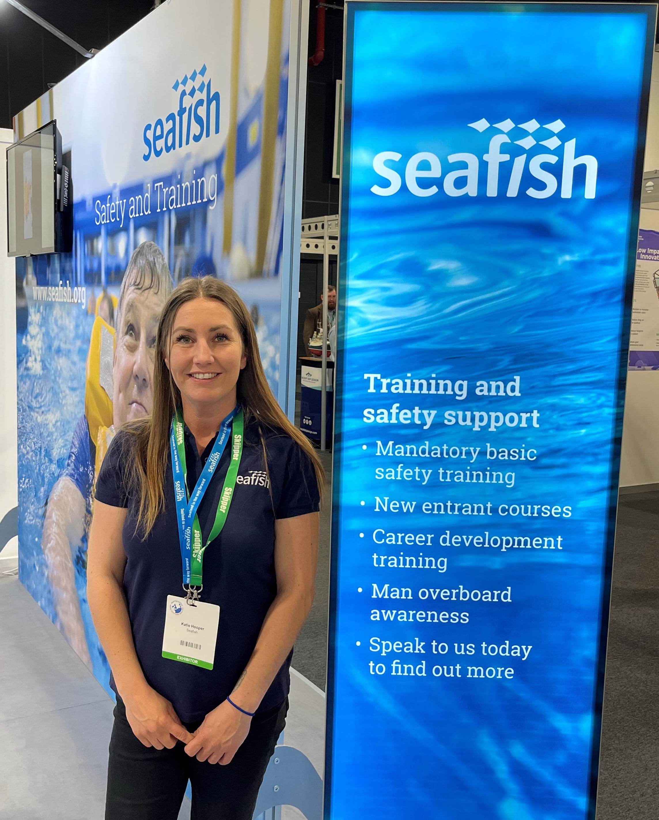 Katie Hooper (Fishermen’s Training Expert) at Seafish
