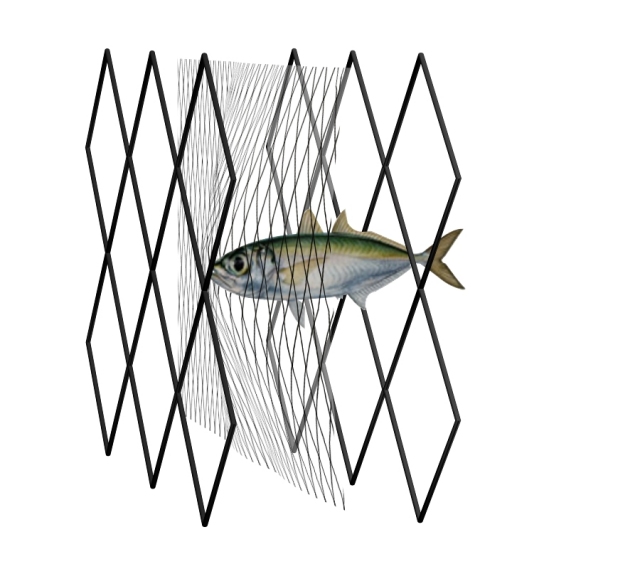 Details about   6'X100' Finished Trammel Fishing Net 3 Layers Fishing Gill Net Seine Net 