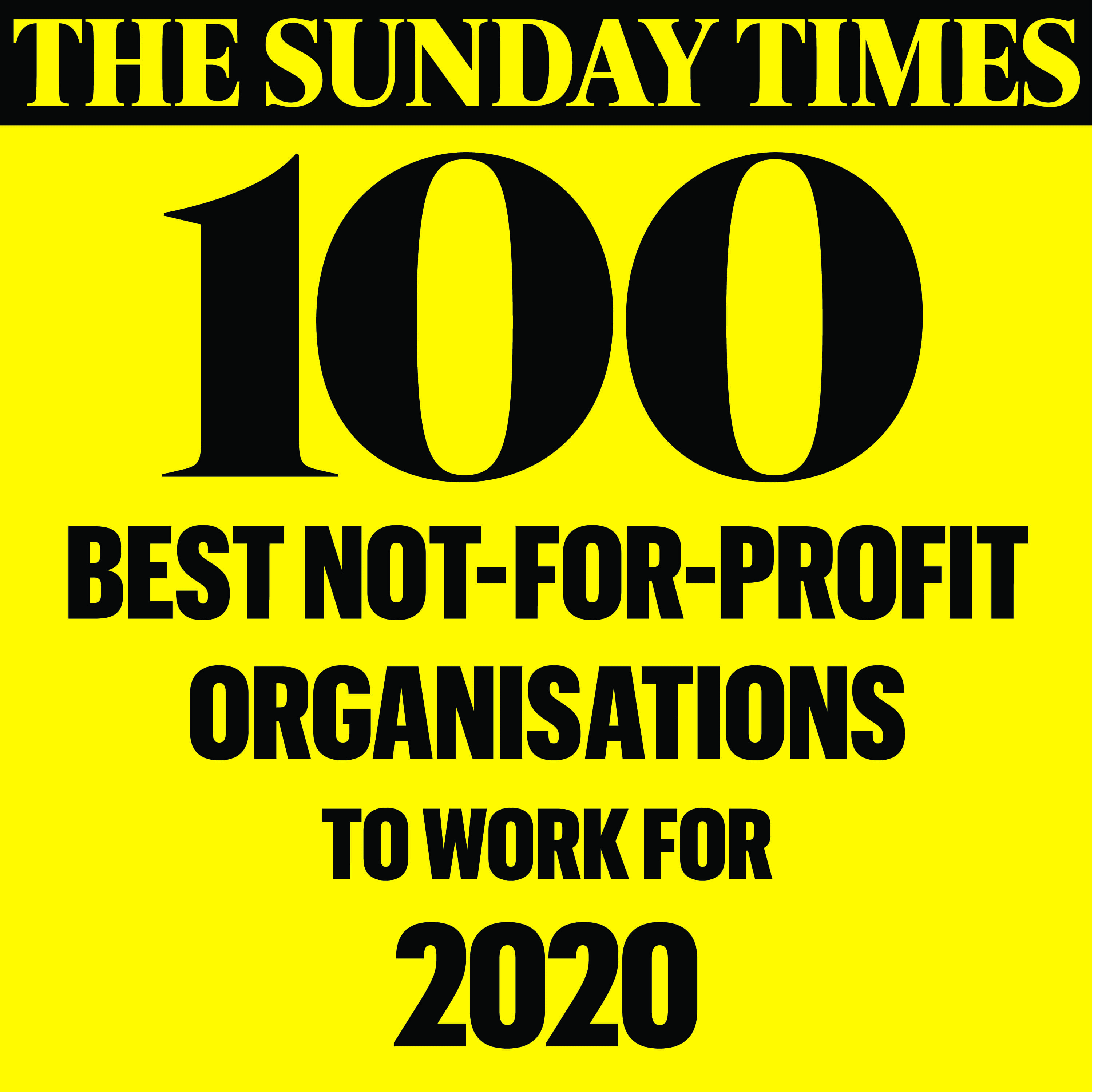 Seafish named in The Sunday Times 100 Best Not for Profit Organisations to work for in 2020